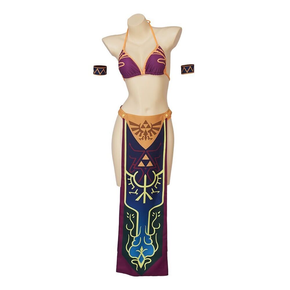 4558 Princess Cosplay Costume Sexy Lingerie Outfit Girls M, Purple